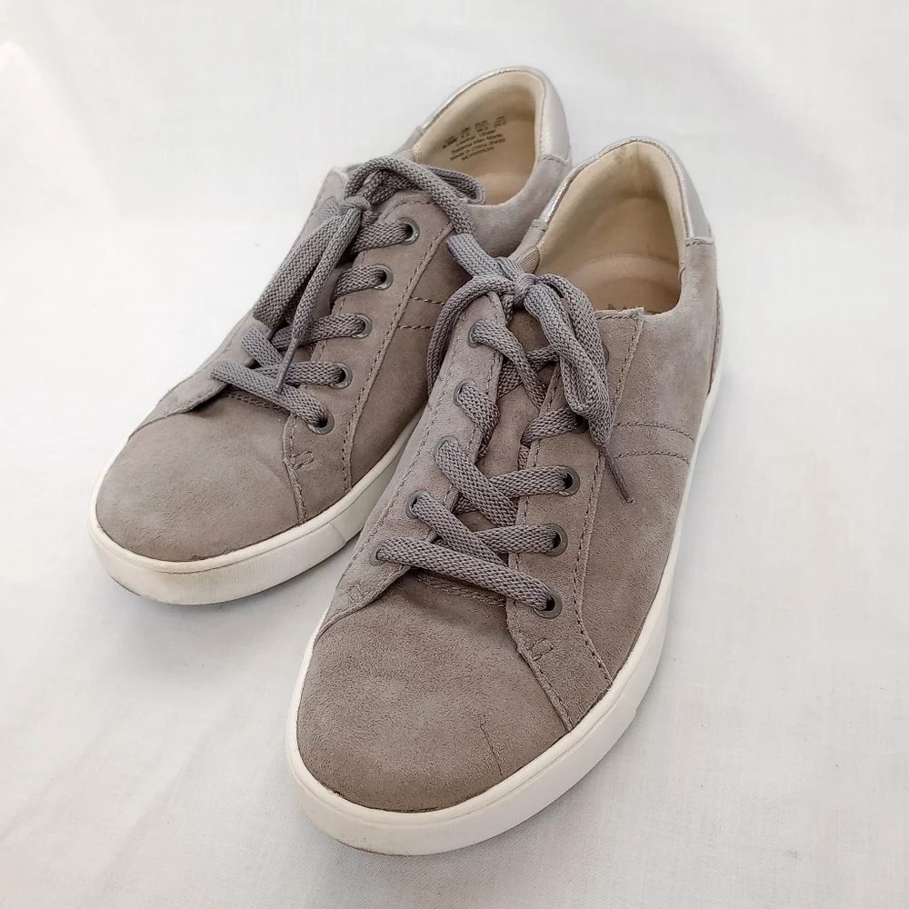 Naturalizer▪️8.5W Morrison Suede Sneakers Grey/Silver
